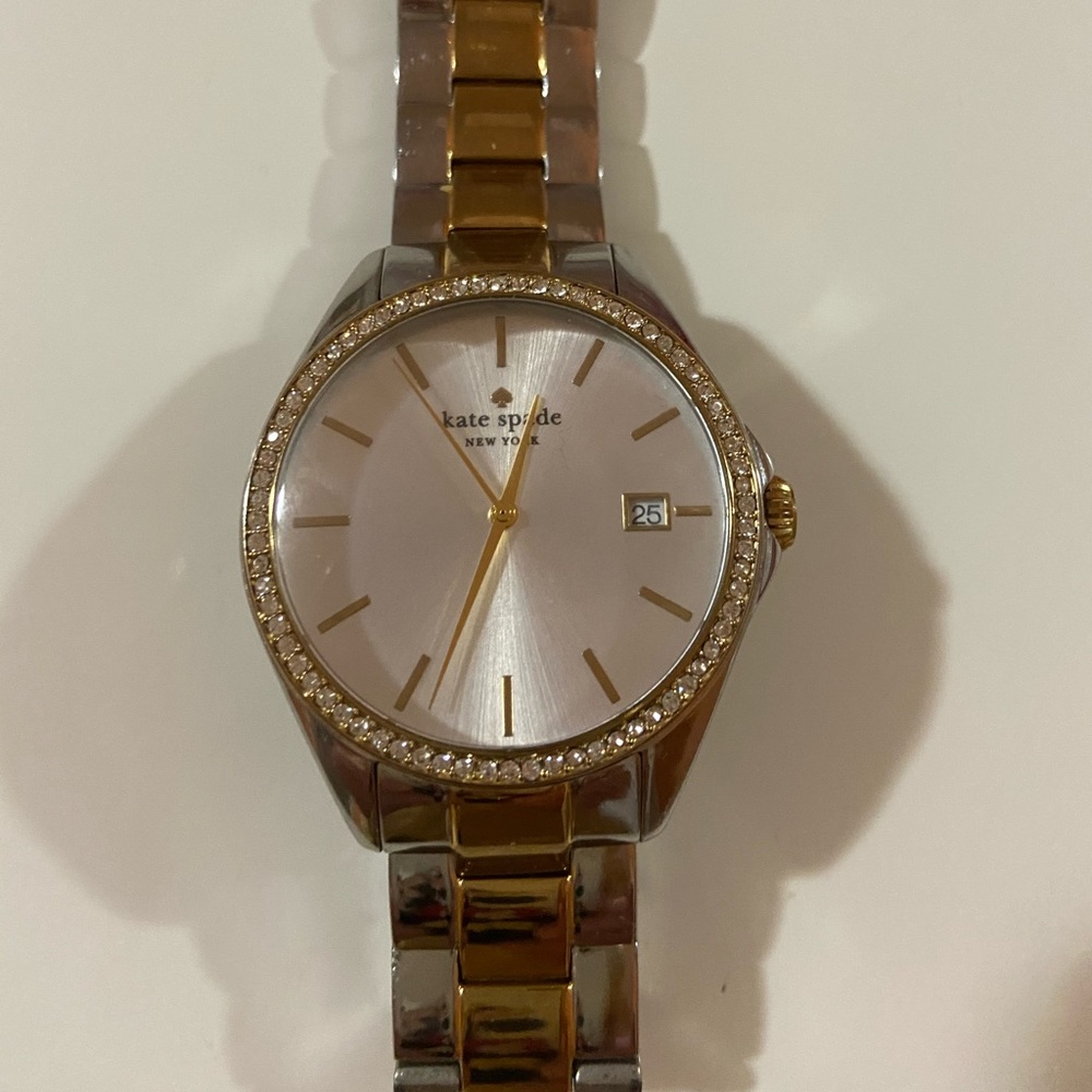 New Kate Spade 2 toned stainless steel women’s watch